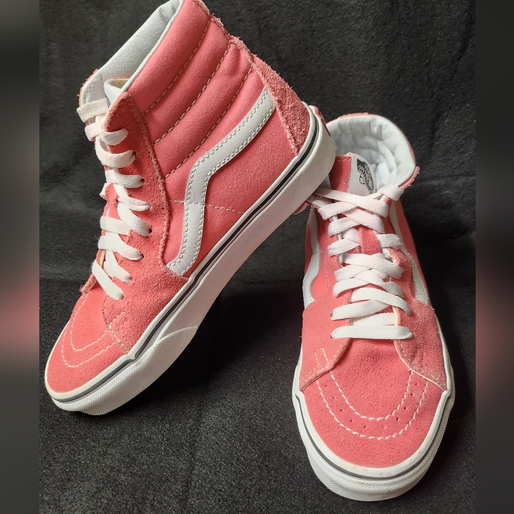 Vans Sk8-Hi Top Pink Wms Sz 5